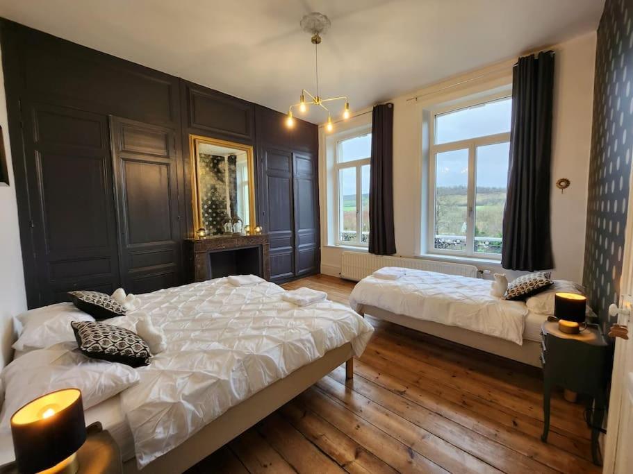 Manoir Aux Roses, Gite 15 Personnes Avec Spa Bonningues-les-Ardres Ngoại thất bức ảnh